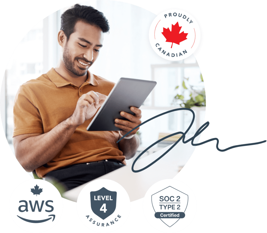 Proudly Canadian E-Signature Solution